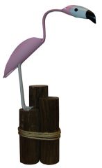 INDOOR OUT DOOR FLAMINGO USA MADE 28" TALL